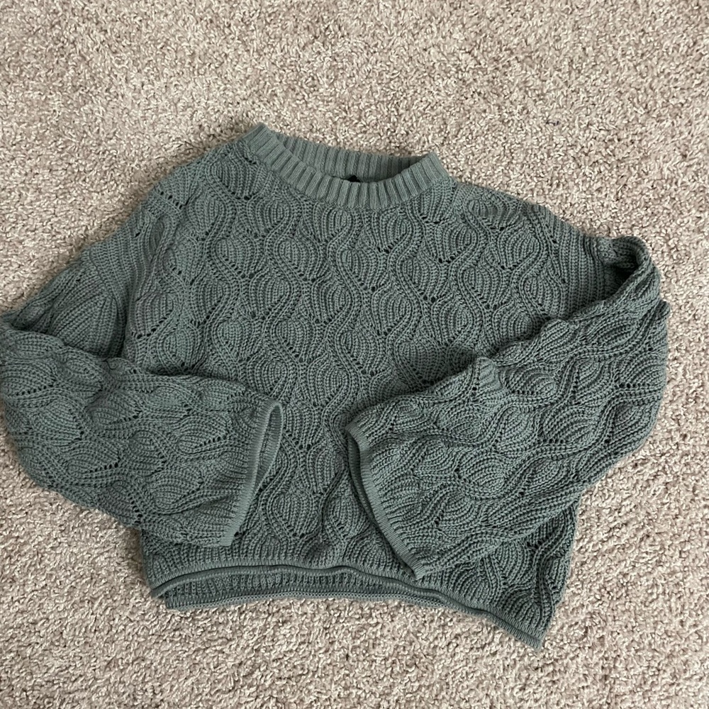 Green sweater
